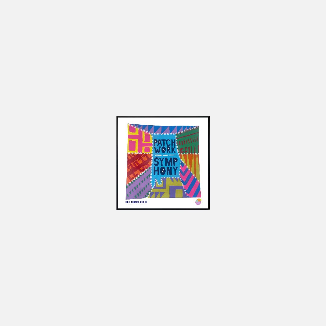 patchwork symphony 10" x 10" Album Art Print