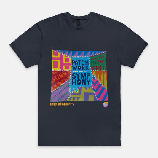 patchwork symphony Unisex Soft-style Dark T-Shirt